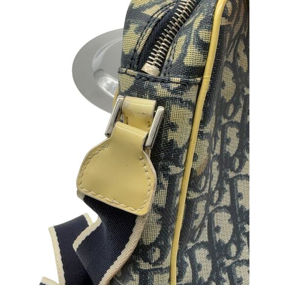 Christian Dior Diorissimo Crossbody Bag*Trotter Design in Blue and Cream trim - Picture 8 of 15